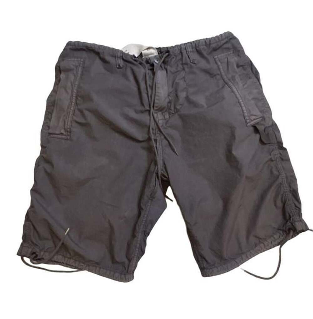 Ever Cargo Shorts Size L Grey Cotton Drawstring